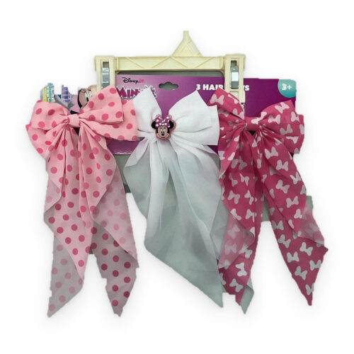 Set 3 lazos para el cabello Disney Minnie